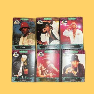 Proset Musicards Yo! MTV Raps 1991 LL Cool J RC six cards!
